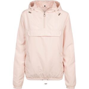 Build Your Brand Womens/Ladies Basic Pullover Jacket / Light Pink